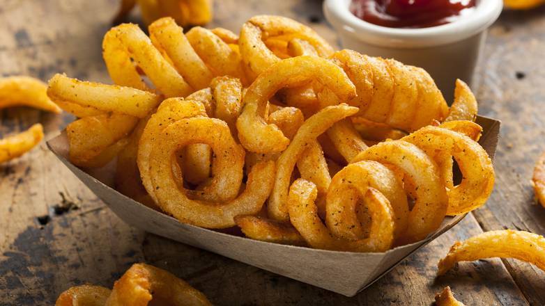 Order Curly French Fries food online from Famous Gyro Bar store, Columbus on bringmethat.com