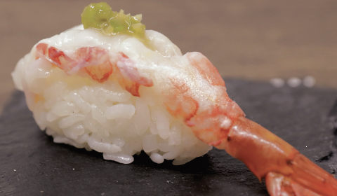 Order Amaebi Shrimp (Sushi) food online from Crazy Rock'N Sushi store, La Puente on bringmethat.com