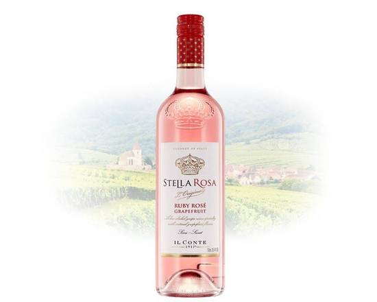 Order STELLA ROSA RUBY ROSE GRAPEFRUIT FLAVORED WINE 750ML food online from House Of Wine store, New Rochelle on bringmethat.com