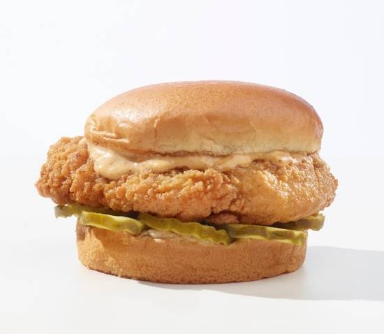 Order Crispy Chicken Sandwich food online from The Wing Experience store, Greenwood on bringmethat.com