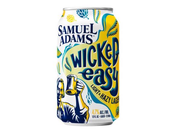 Order Samuel Adams Wicked Easy Light & Hazy Lager - 6x 12oz Cans food online from Jenny Liquors store, Mt Prospect on bringmethat.com