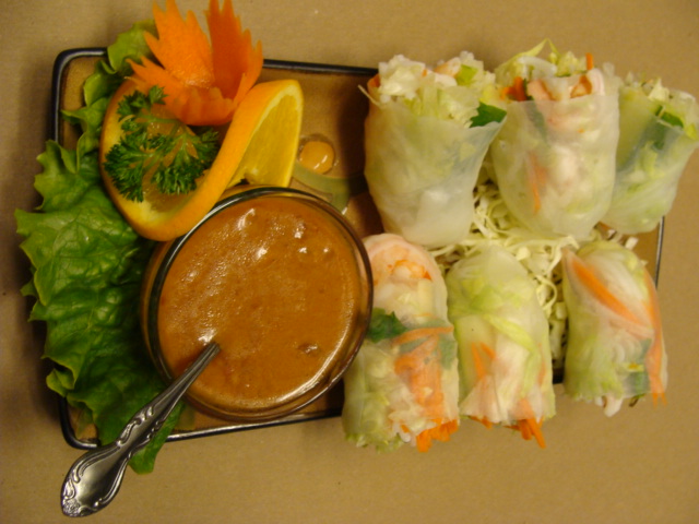 Order 1. Fresh Spring Rolls food online from Thai Spice store, Pinole on bringmethat.com