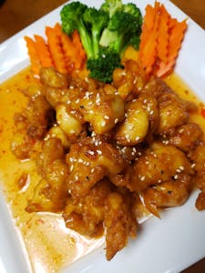 Order Orange Chicken food online from Cozy Thai Kc store, Kansas City on bringmethat.com