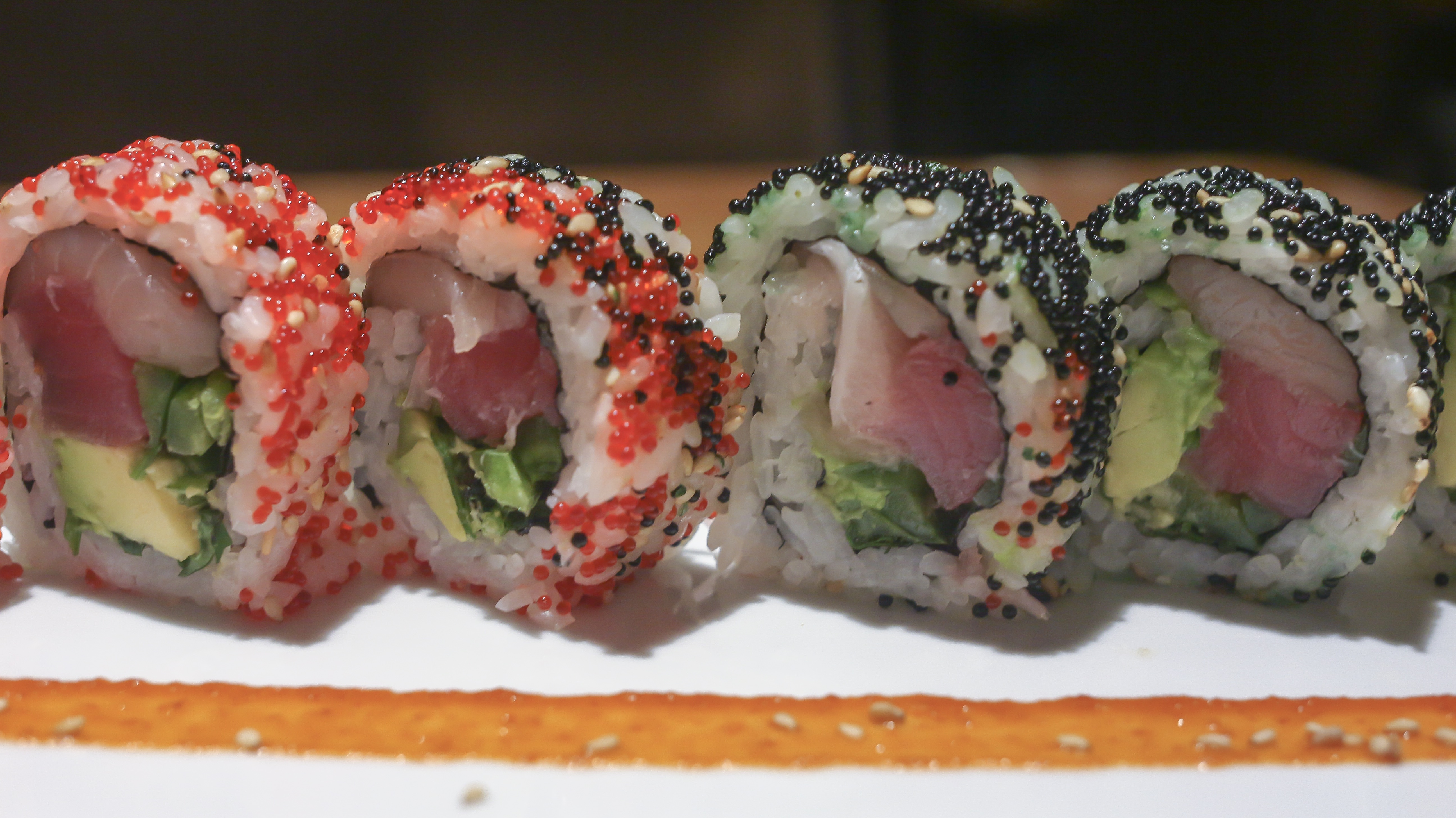 Order Harajuku Roll food online from Hot Woks Cool Sushi On Adams store, Chicago on bringmethat.com