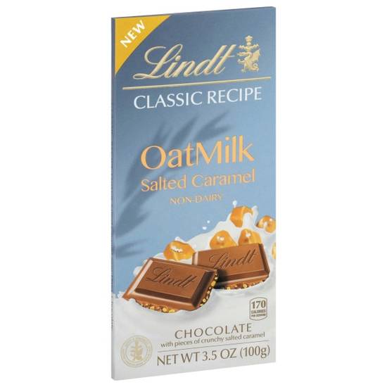 Order Lindt CLASSIC RECIPE OatMilk Salted Caramel Chocolate Bar, 3.5 OZ food online from Cvs store, LAKEWOOD on bringmethat.com