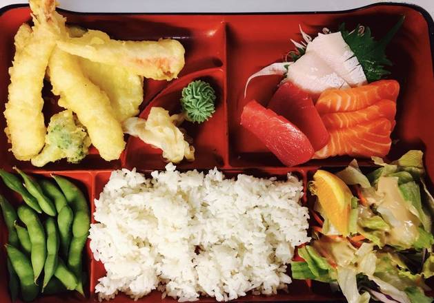 Order Sashimi Bento Box food online from Narumi Sushi store, Lemon Grove on bringmethat.com