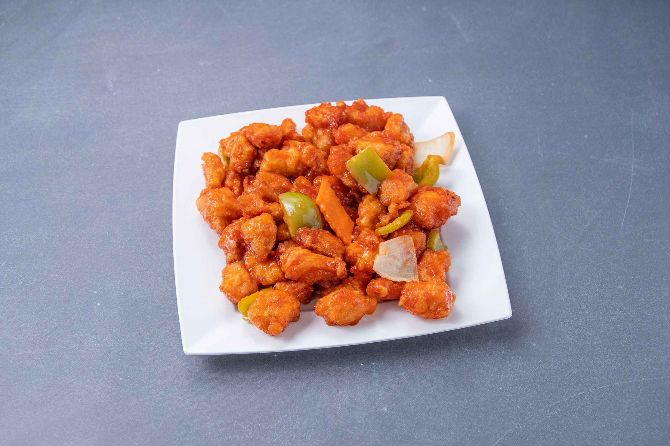 Order Sweet and Sour Chicken food online from South North Dragon Chinese Restaurant store, Antioch on bringmethat.com