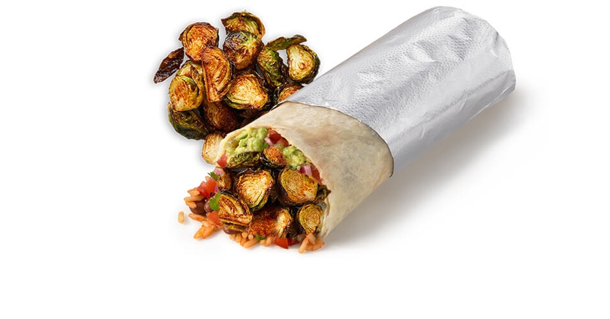 Order Brussels Sprouts Burrito food online from Dos Toros Taqueria store, Brooklyn on bringmethat.com