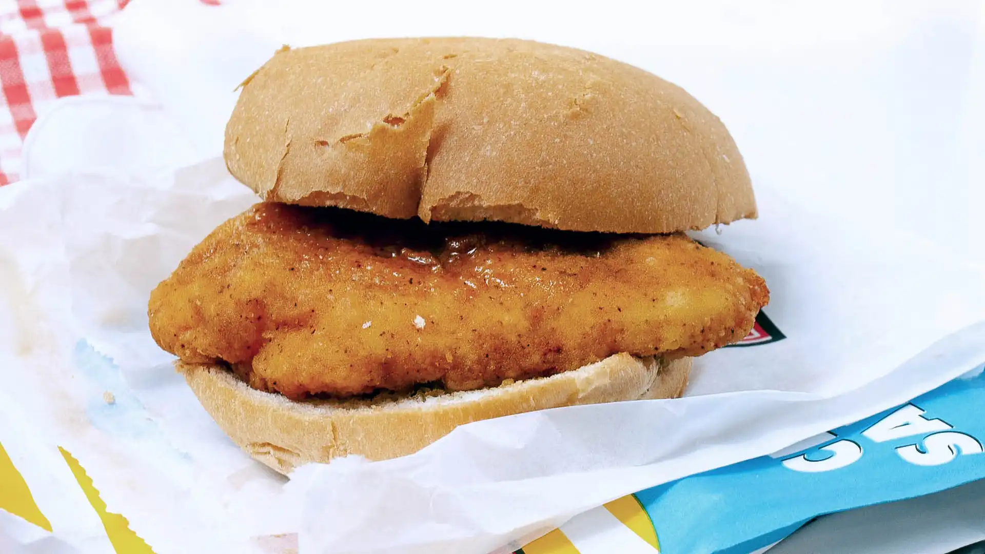 Order Chicken Sandwich with Honey Butter and Pickles food online from Bay Point Krispy Krunchy Chicken store, Pittsburg on bringmethat.com