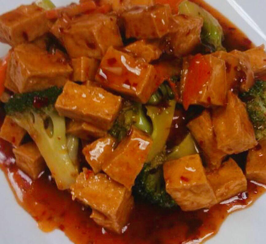Order Orange Tofu food online from Orient House Chinese Restaurant store, Madison on bringmethat.com