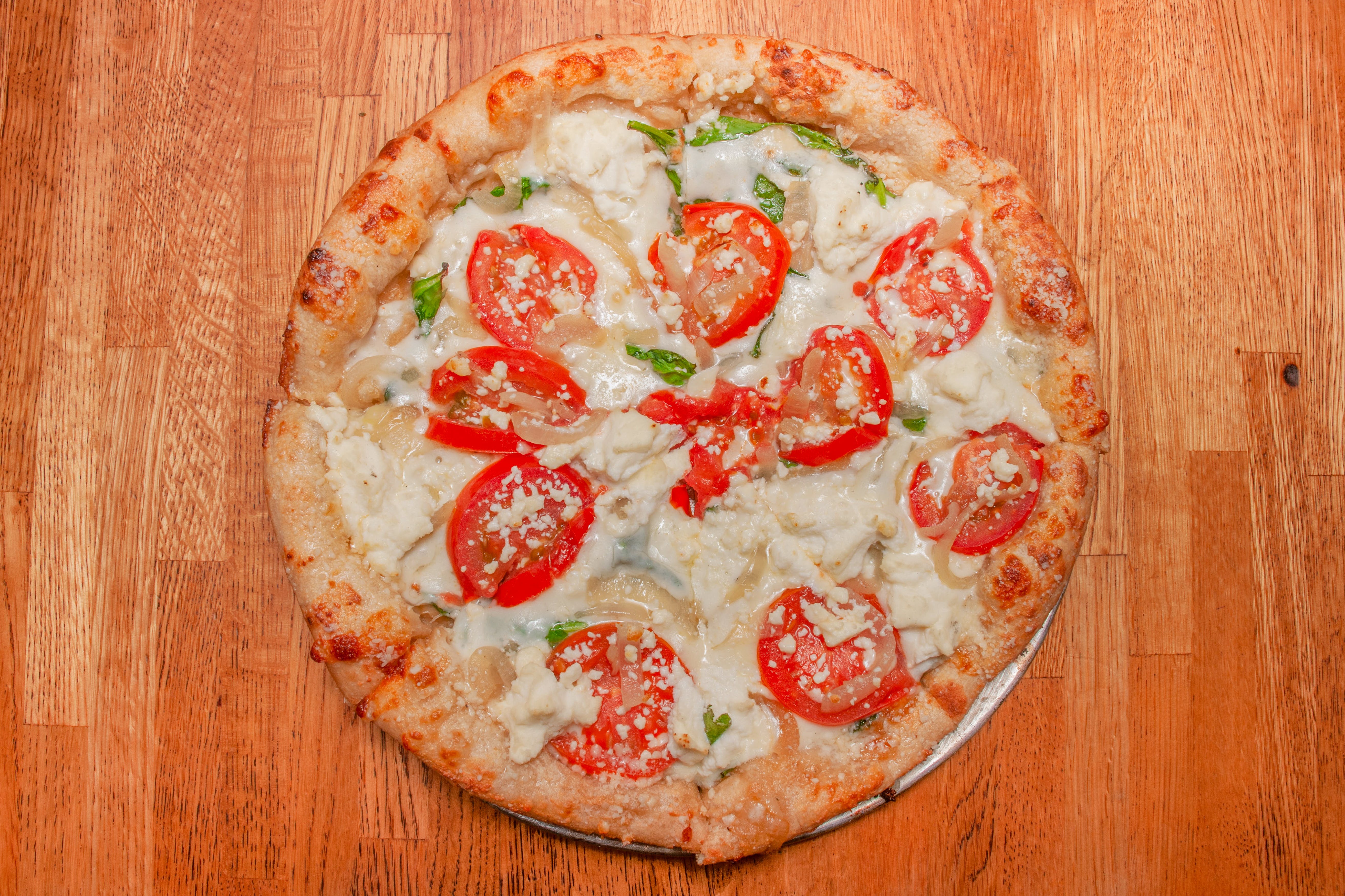 Order White Pizza - 10'' food online from Chow Pizza Bar store, Raleigh on bringmethat.com