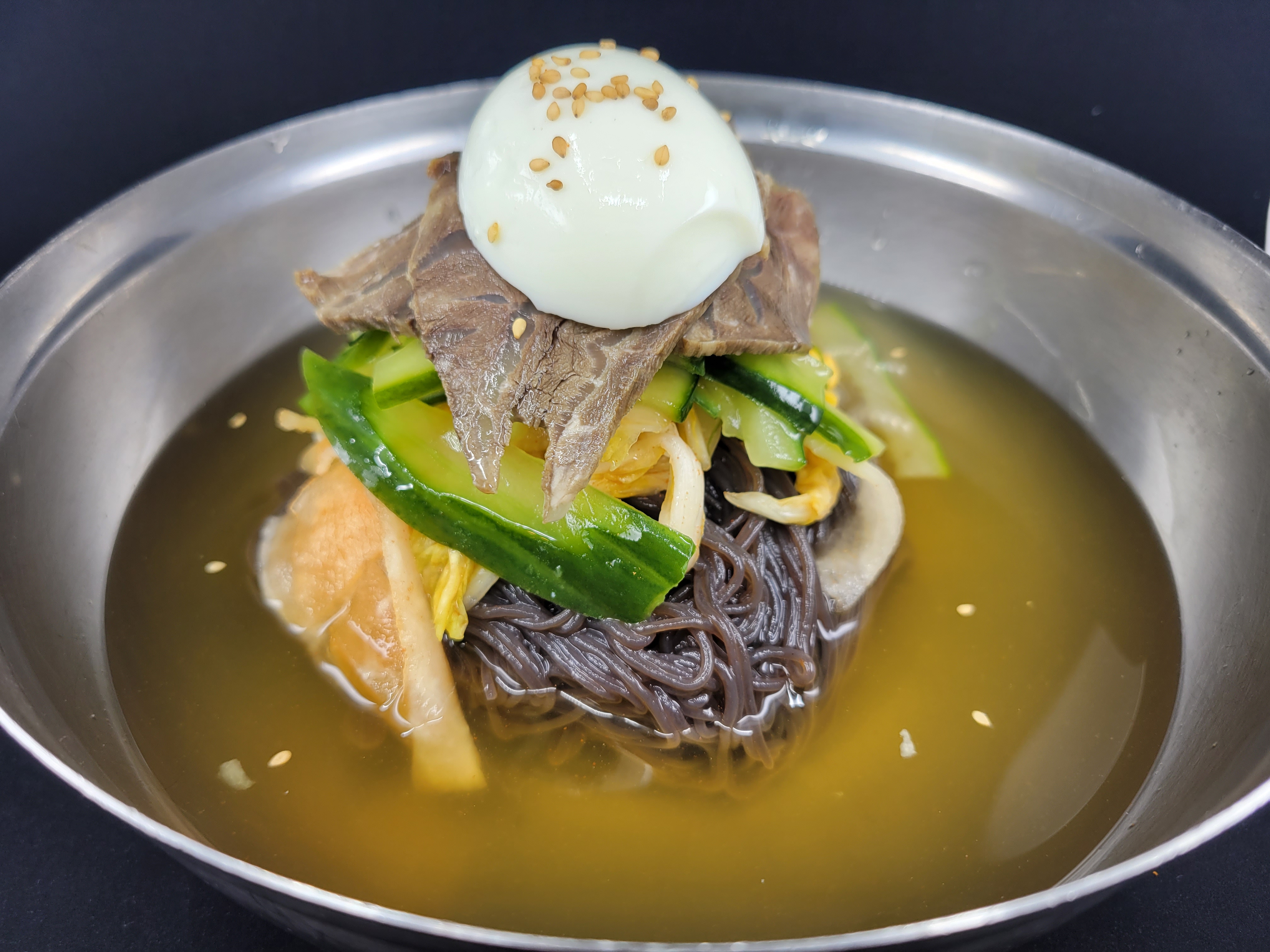 Order A14. Cold Noodle In Soup / 물냉면 food online from Food Avenue store, Ridgefield on bringmethat.com