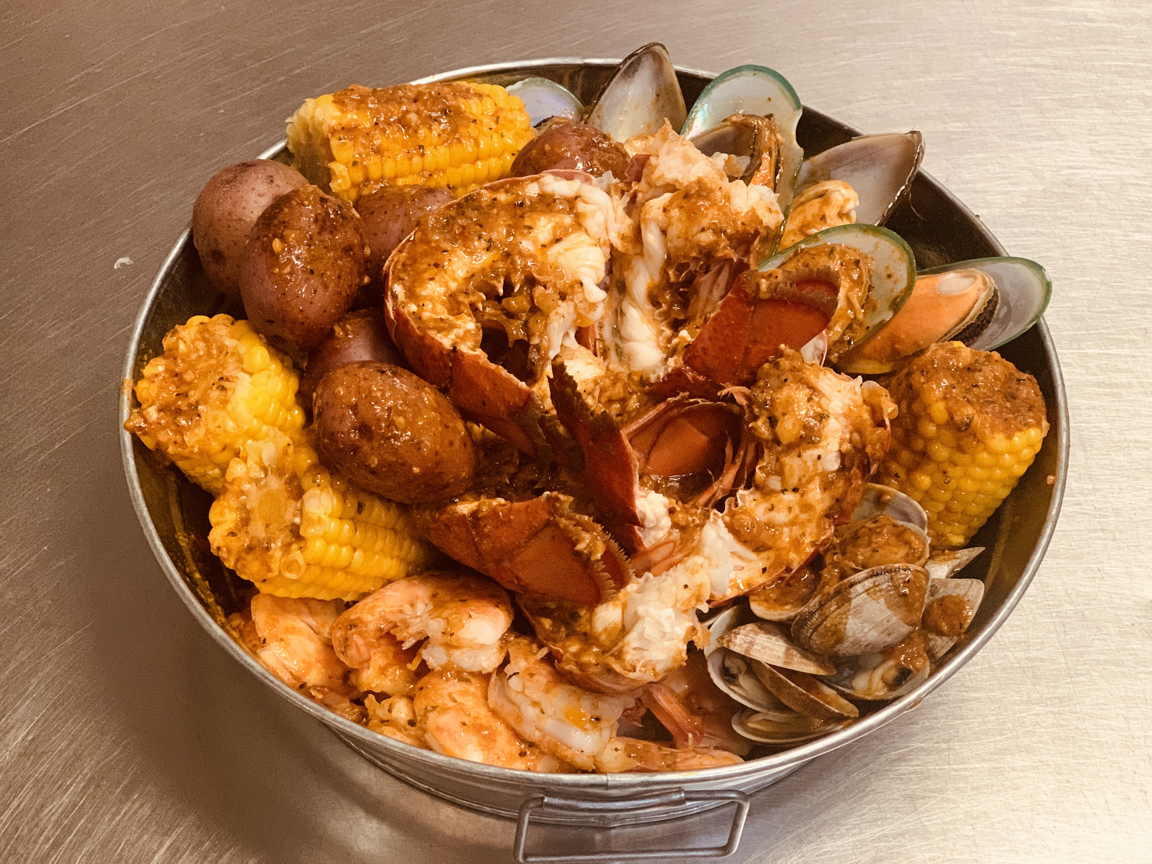 Order New England Combo food online from Buffet City/Cajun Seafood Boil store, Chicago on bringmethat.com