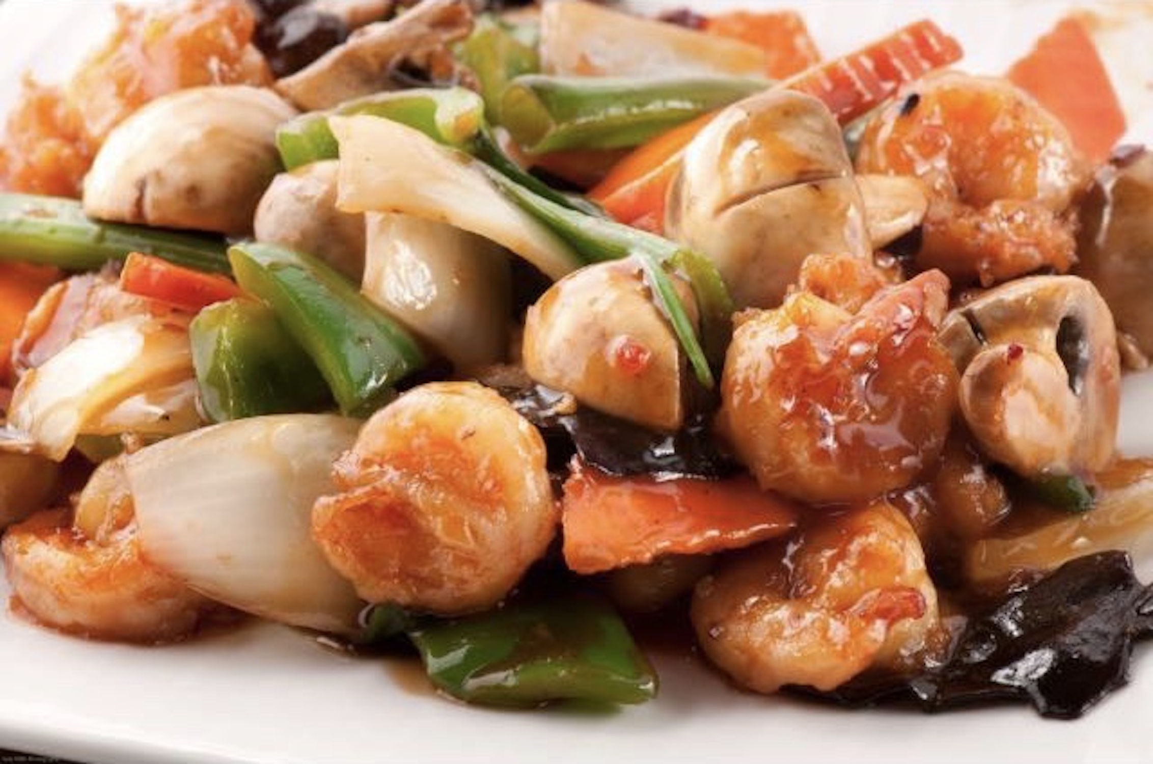 Order Hot Garlic Szechuan Shrimp food online from China A Go Go store, Las Vegas on bringmethat.com