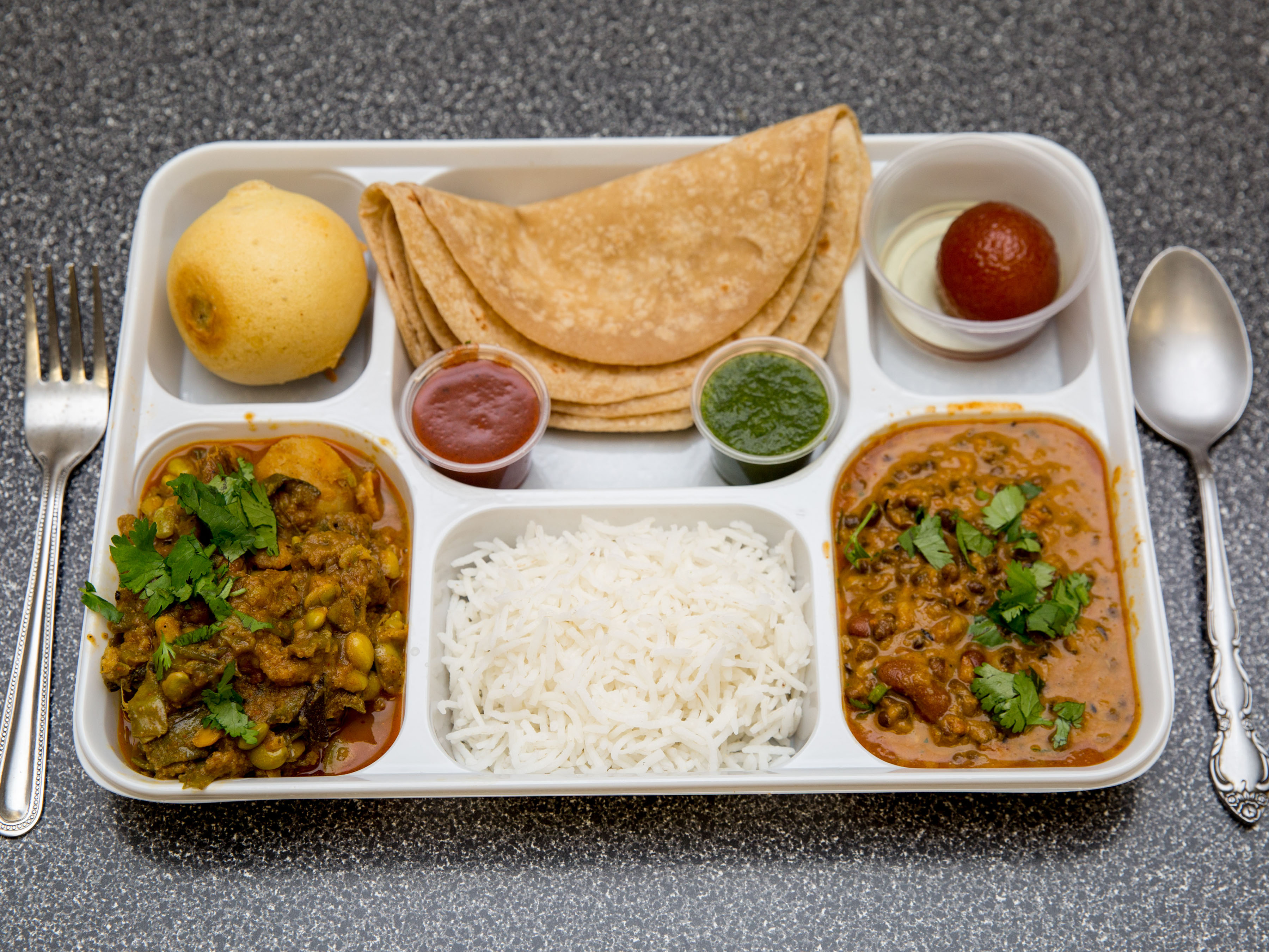 Order Create Your Own Thali food online from Kamdar Plaza store, Chicago on bringmethat.com