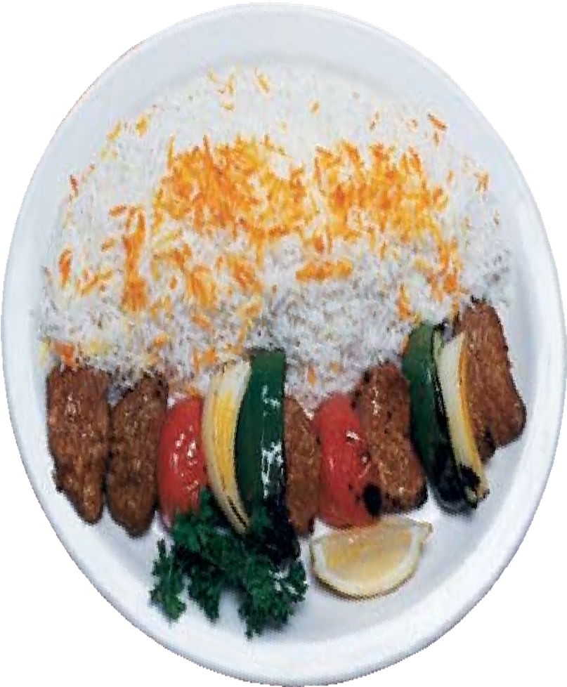 Order Beef Shish Kebab Dinner food online from Persian Room Fine Wine and Kebab store, Scottsdale on bringmethat.com