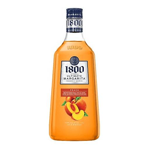 Order 1800 Ultimate Margarita Peach (1.75 LTR) 144529 food online from Bevmo! store, Ladera Ranch on bringmethat.com
