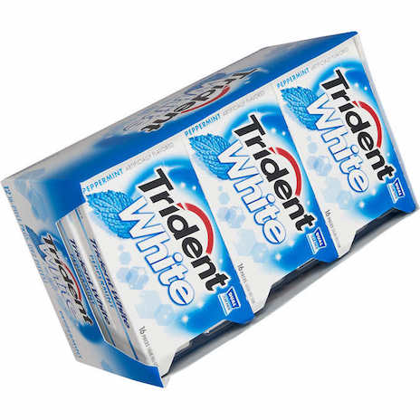 Order Trident White Gum food online from Six Corners Café store, North Bergen on bringmethat.com