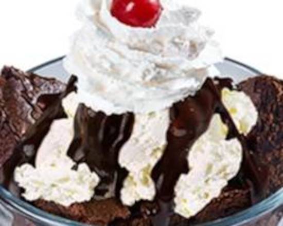 Order Hot Fudge Brownie food online from Bruster Real Ice Cream store, Newnan on bringmethat.com