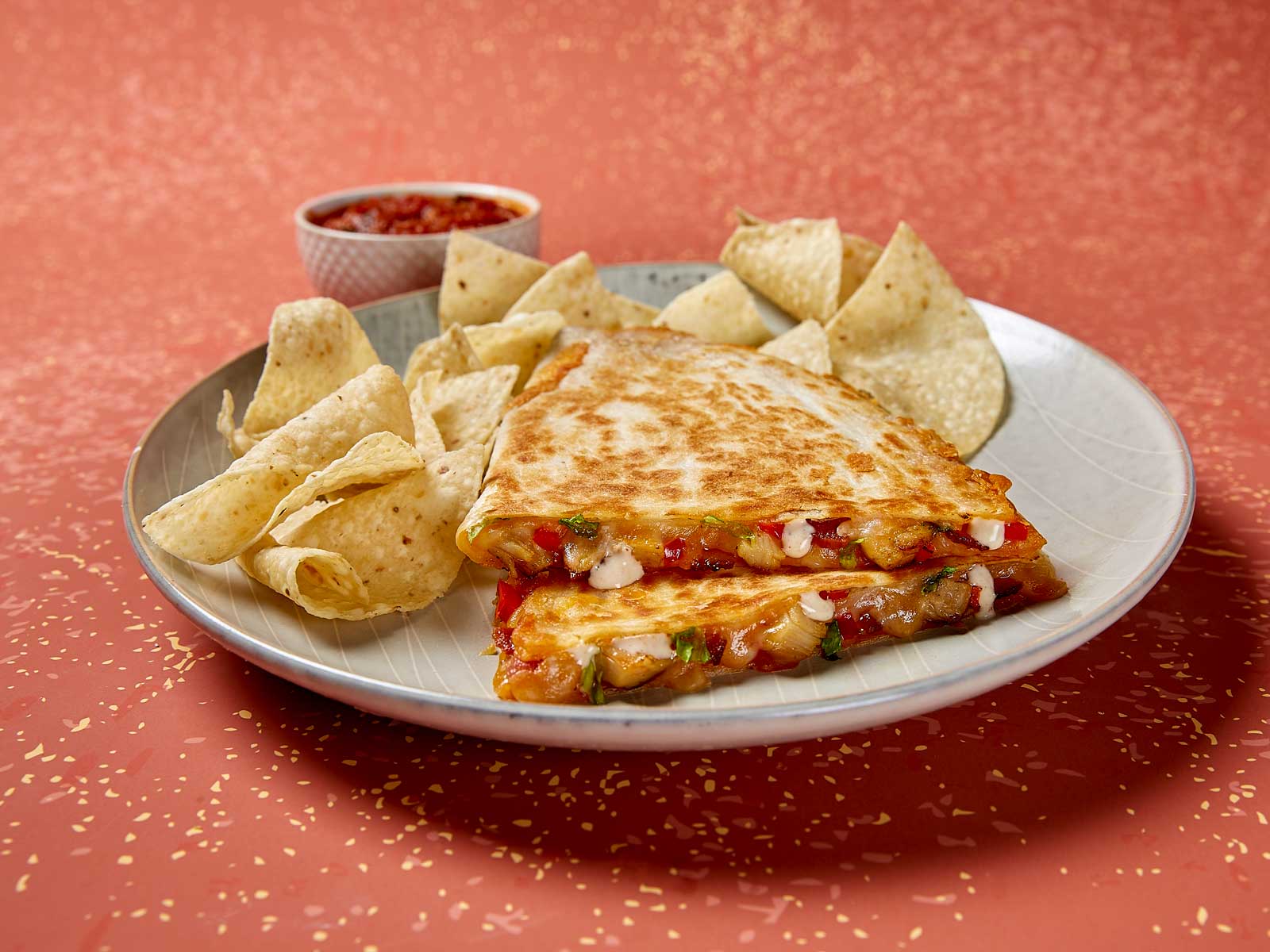 Order First Rule of Chicken Club Quesadilla food online from Moe's Southwest Grill store, Knoxville on bringmethat.com