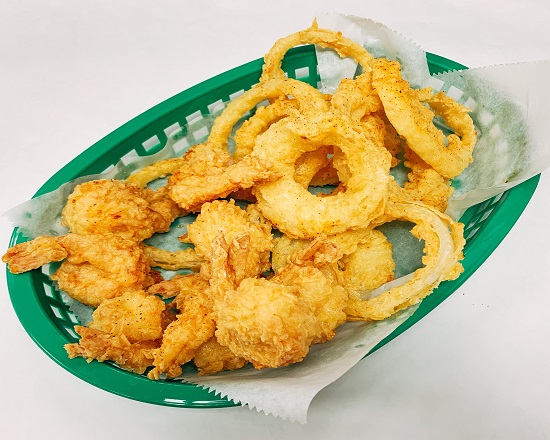 Order Fried Shrimp Basket(8) food online from Juicy Seafood store, Evansville on bringmethat.com