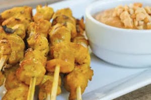 Order Chicken Satay  food online from South Sea Thai Kitchen store, Abington on bringmethat.com
