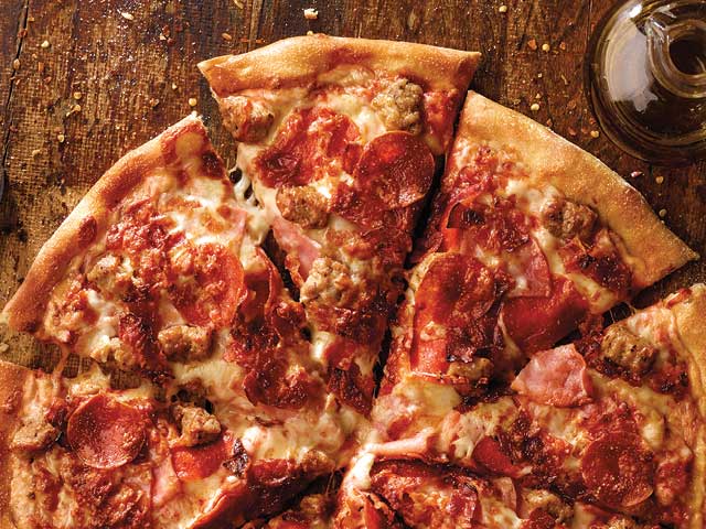 Order All Meat Pizza food online from Marco Pizza store, Avon Lake on bringmethat.com