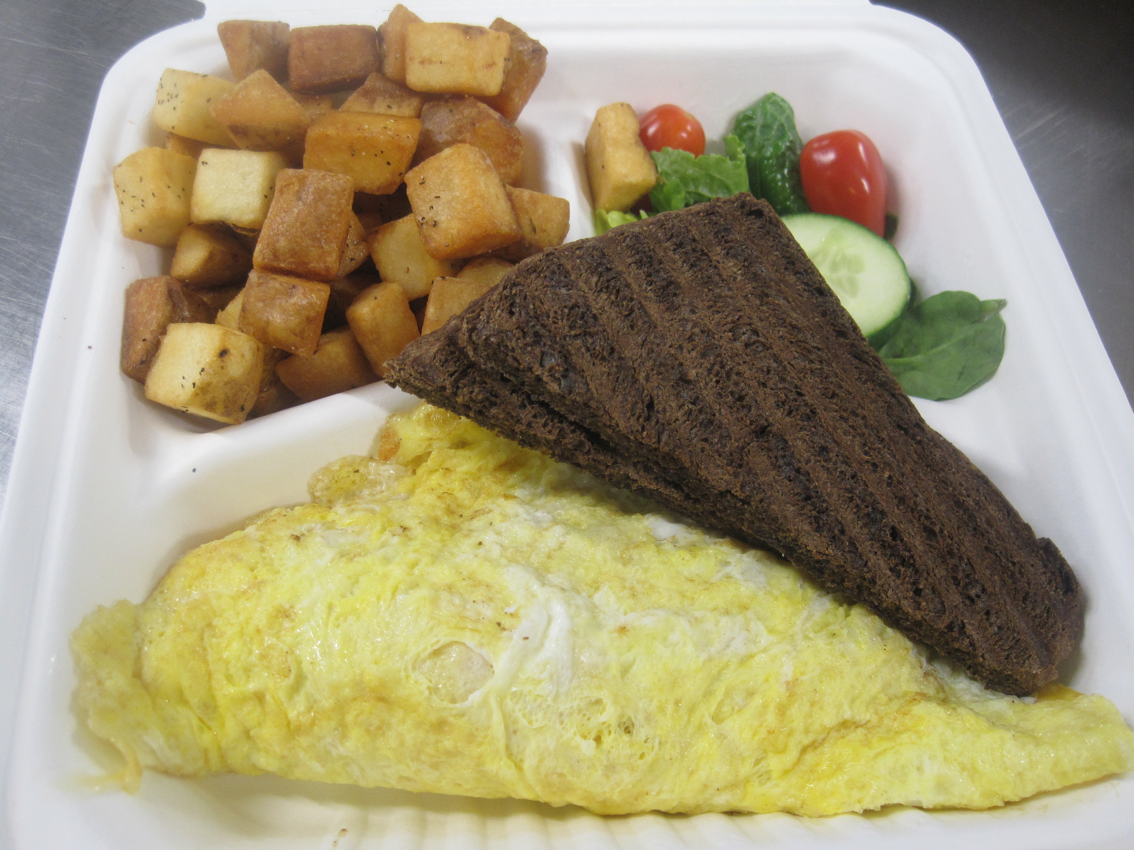 Order Four Cheese Omelet food online from La Bakery store, Carson City on bringmethat.com