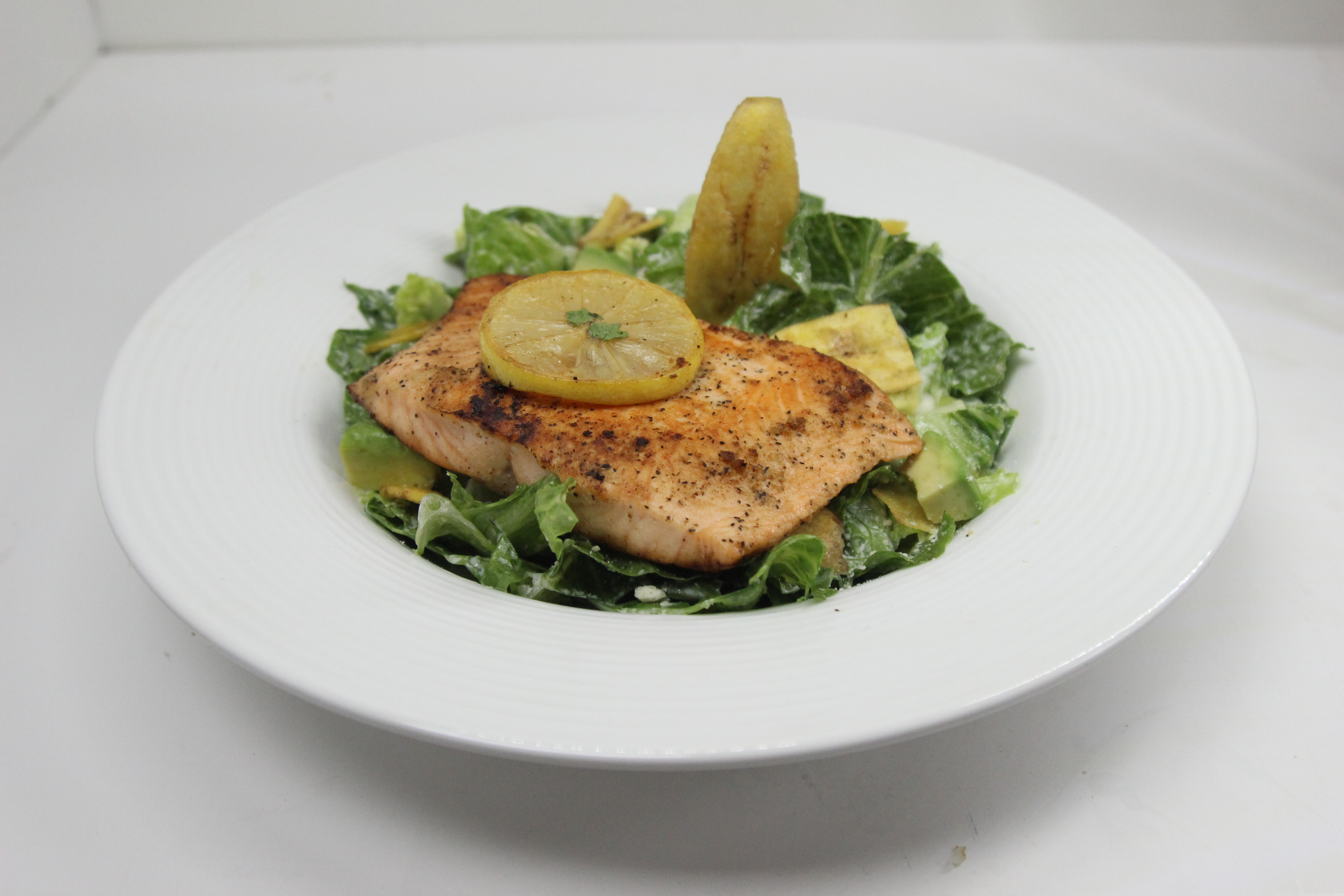 Order Grilled Salmon Salad food online from Dimension Latin Grill store, Philadelphia on bringmethat.com
