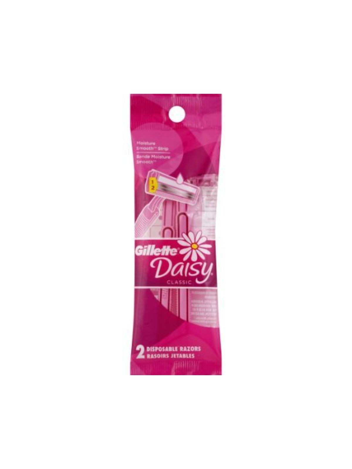 Order Gillette Daisy 2 Women's Disposable Razors (2 count) food online from Light Speed Market store, Los Angeles on bringmethat.com