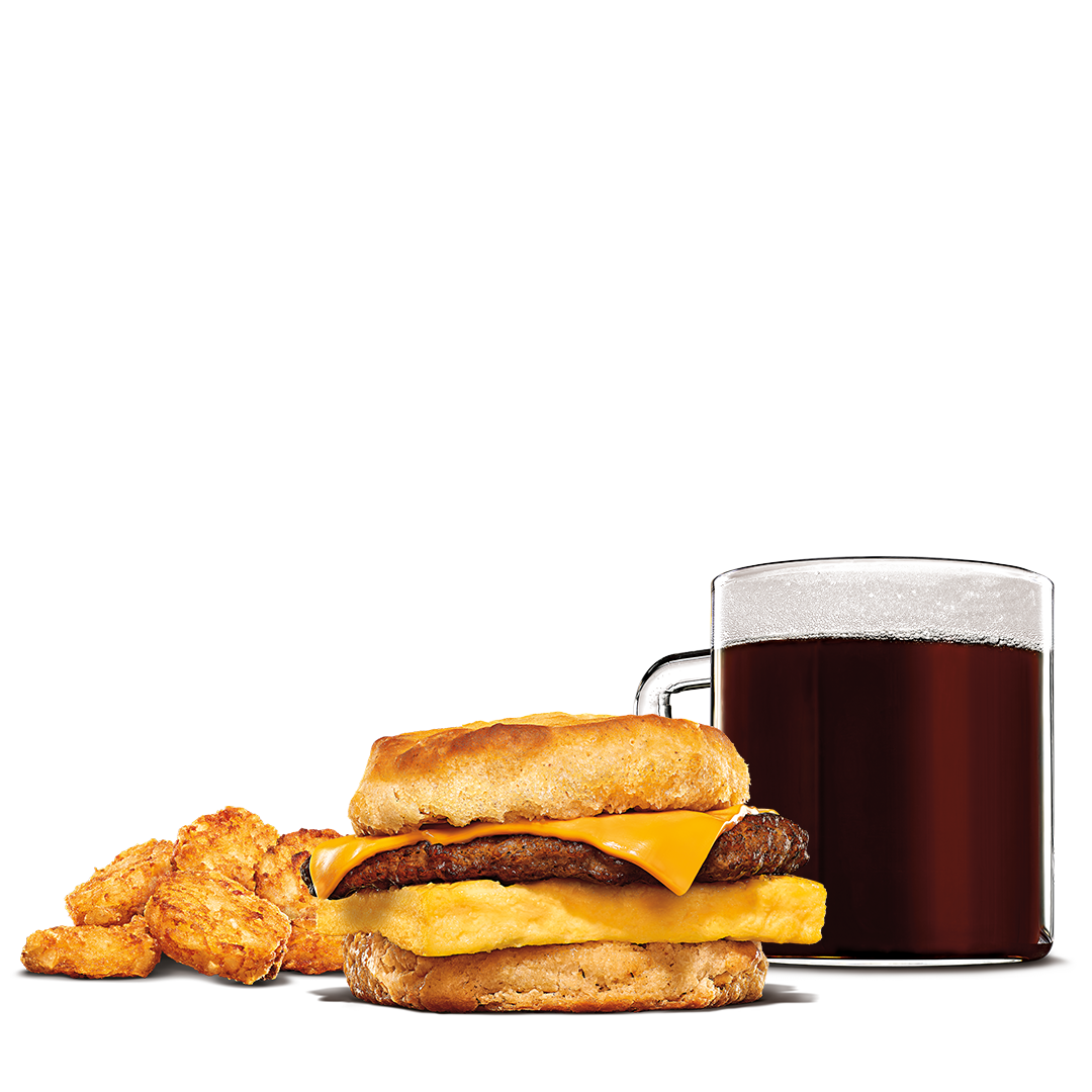 Order Sausage, Egg & Cheese Biscuit Meal food online from Burger King store, Tannersville on bringmethat.com