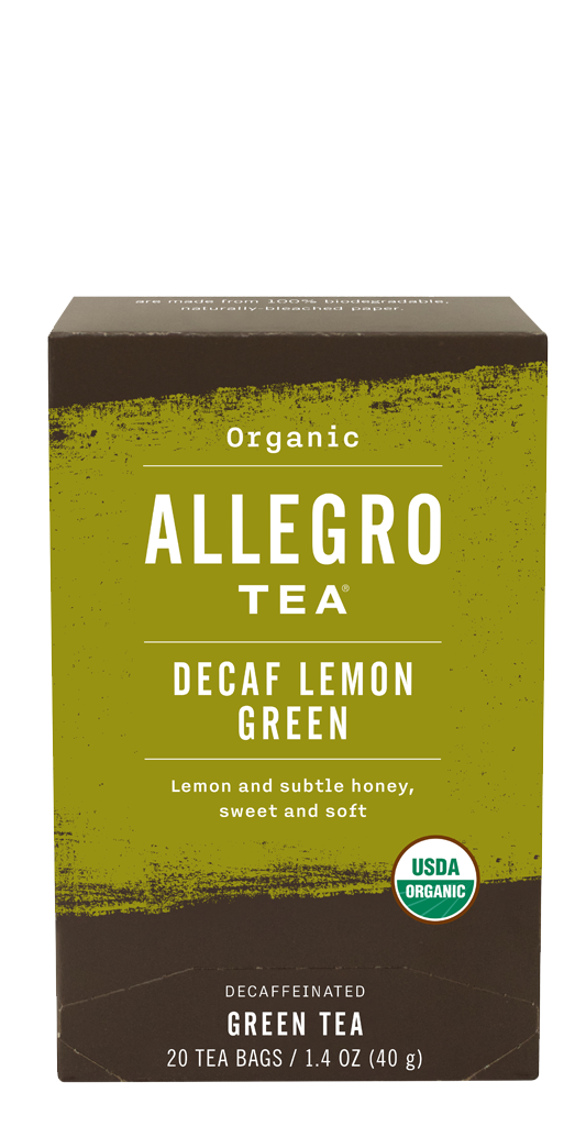 Order Organic Decaf Lemon Green food online from Allegro Coffee Company store, Wheaton on bringmethat.com