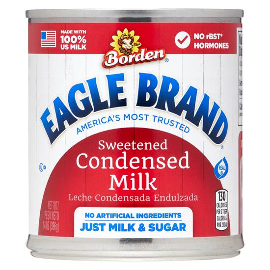 Order Eagle Brand Sweet Condensed Milk 14oz food online from Everyday Needs by Gopuff store, Newark on bringmethat.com