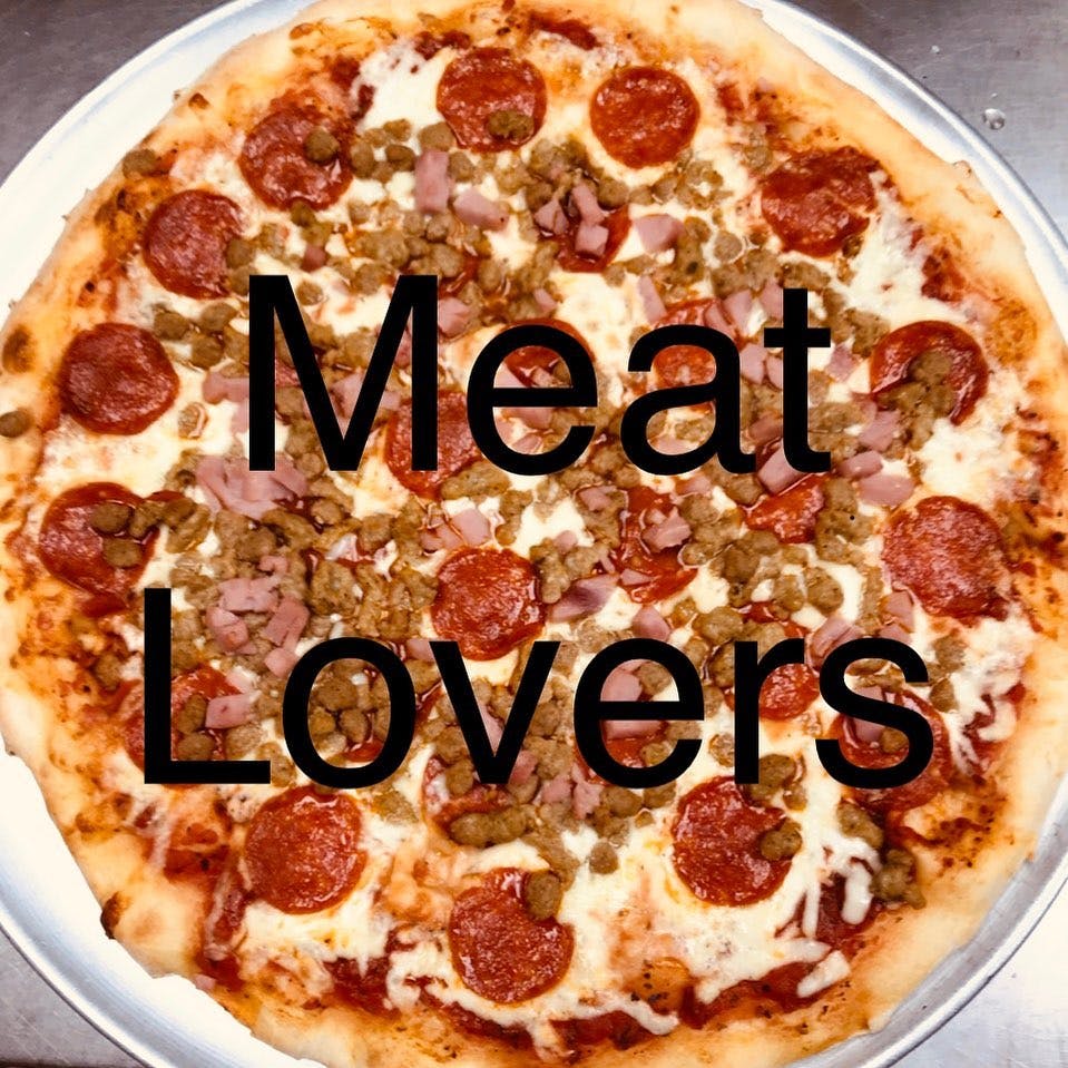 Order Meat Lover's Pizza - Medium 12'' (8 Slices) food online from Bella's Pizzeria Collierville store, Collierville on bringmethat.com