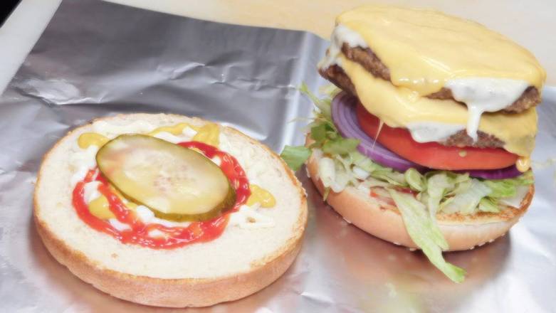 Order Double Cheeseburger food online from Wild Fish & Chicken store, St Paul on bringmethat.com