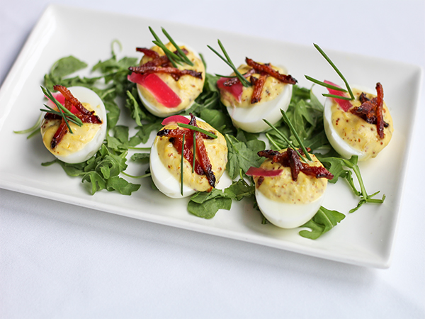 Order Deviled Eggs food online from Cork Wine & Grille store, Grand Rapids on bringmethat.com