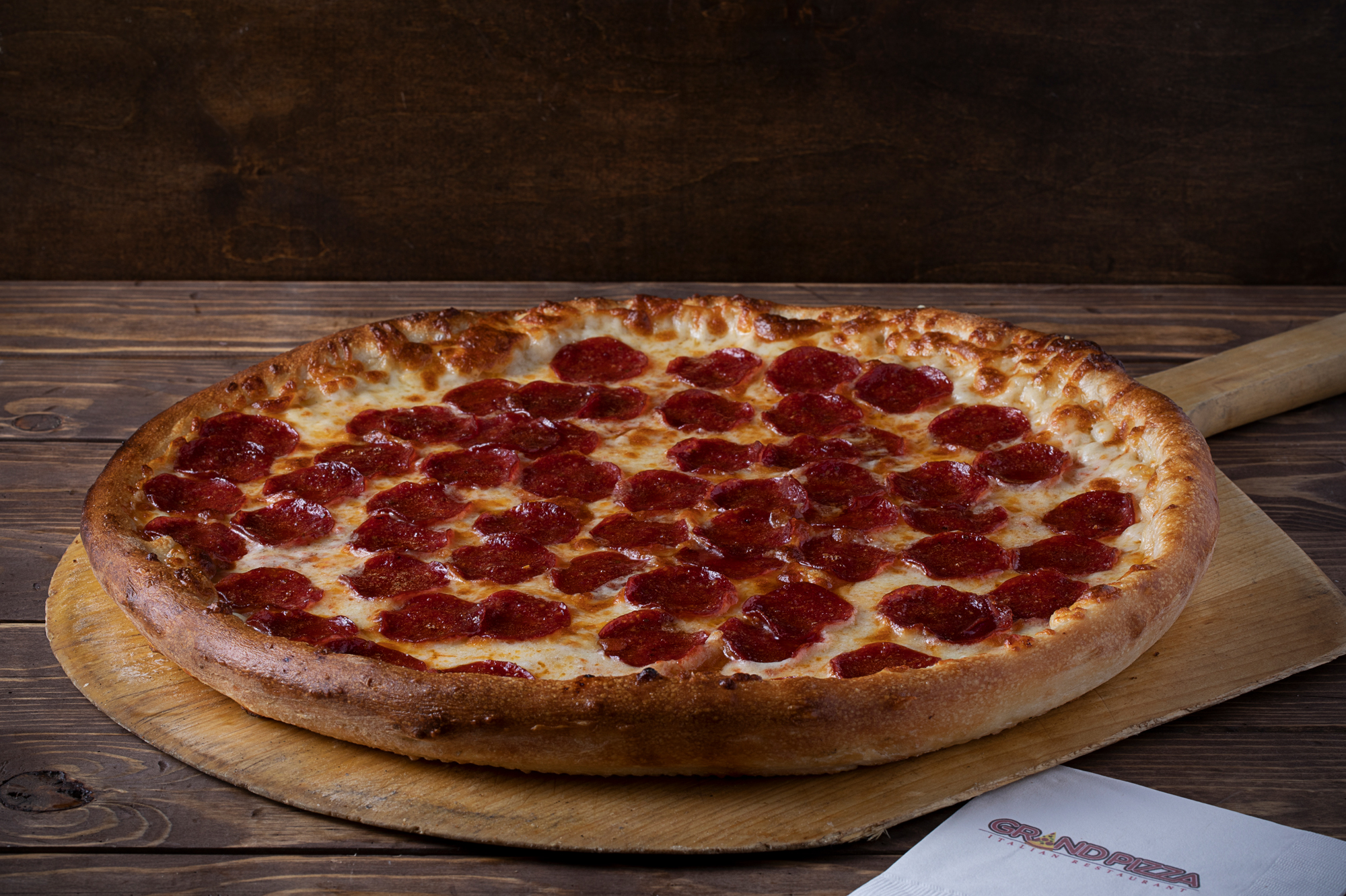 Order Cheese Pizza food online from Grand Pizza store, Las Vegas on bringmethat.com