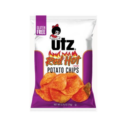Order Utz Potato Chips Red Hot 2.75oz food online from 7-Eleven store, Shrewsbury on bringmethat.com