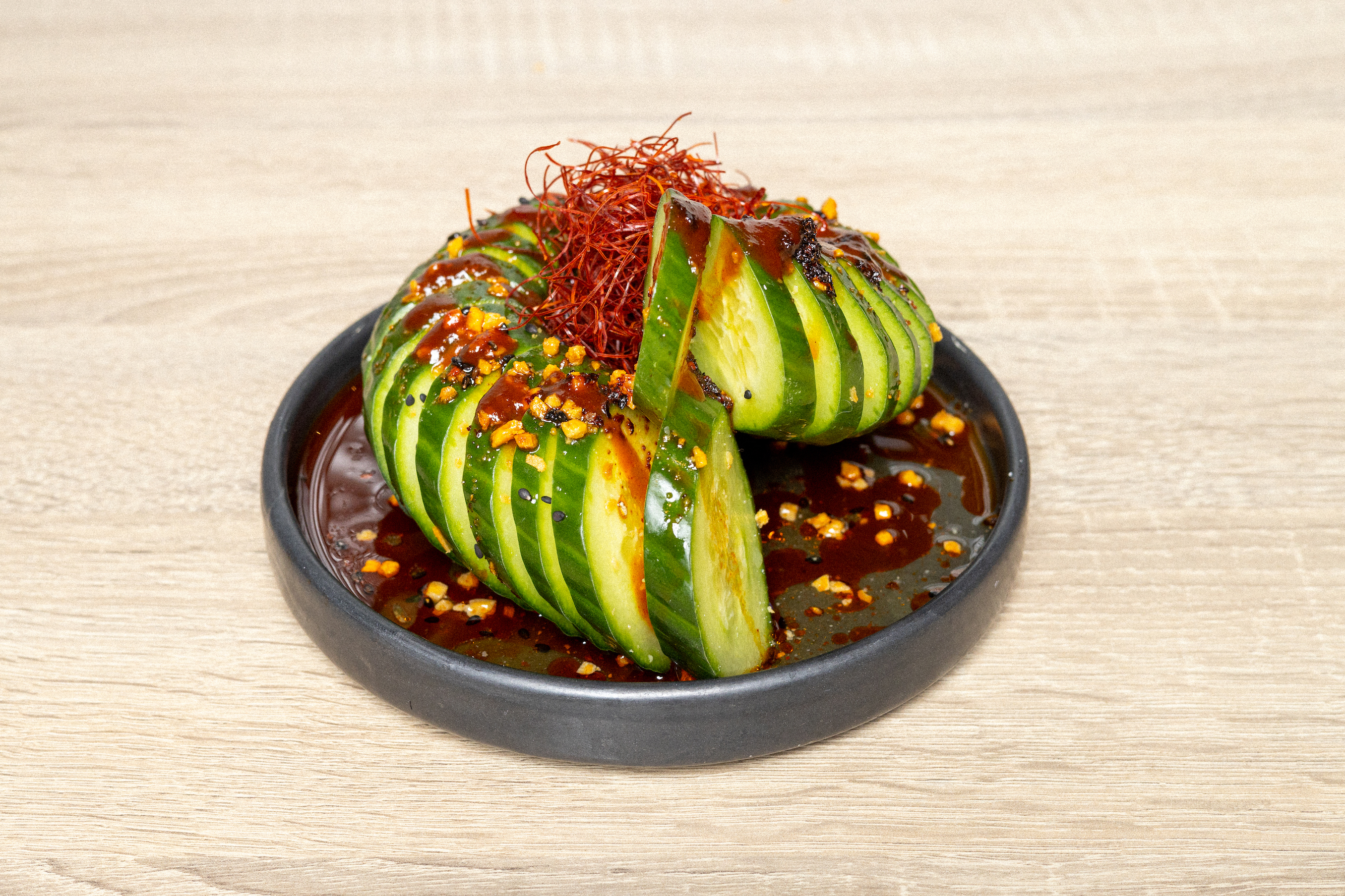 Order Spicy Cucumbers food online from Beyond Sushi store, New York on bringmethat.com