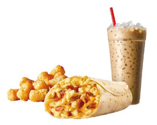 Order Bacon Breakfast Burrito Combo food online from Sonic store, Morgantown on bringmethat.com