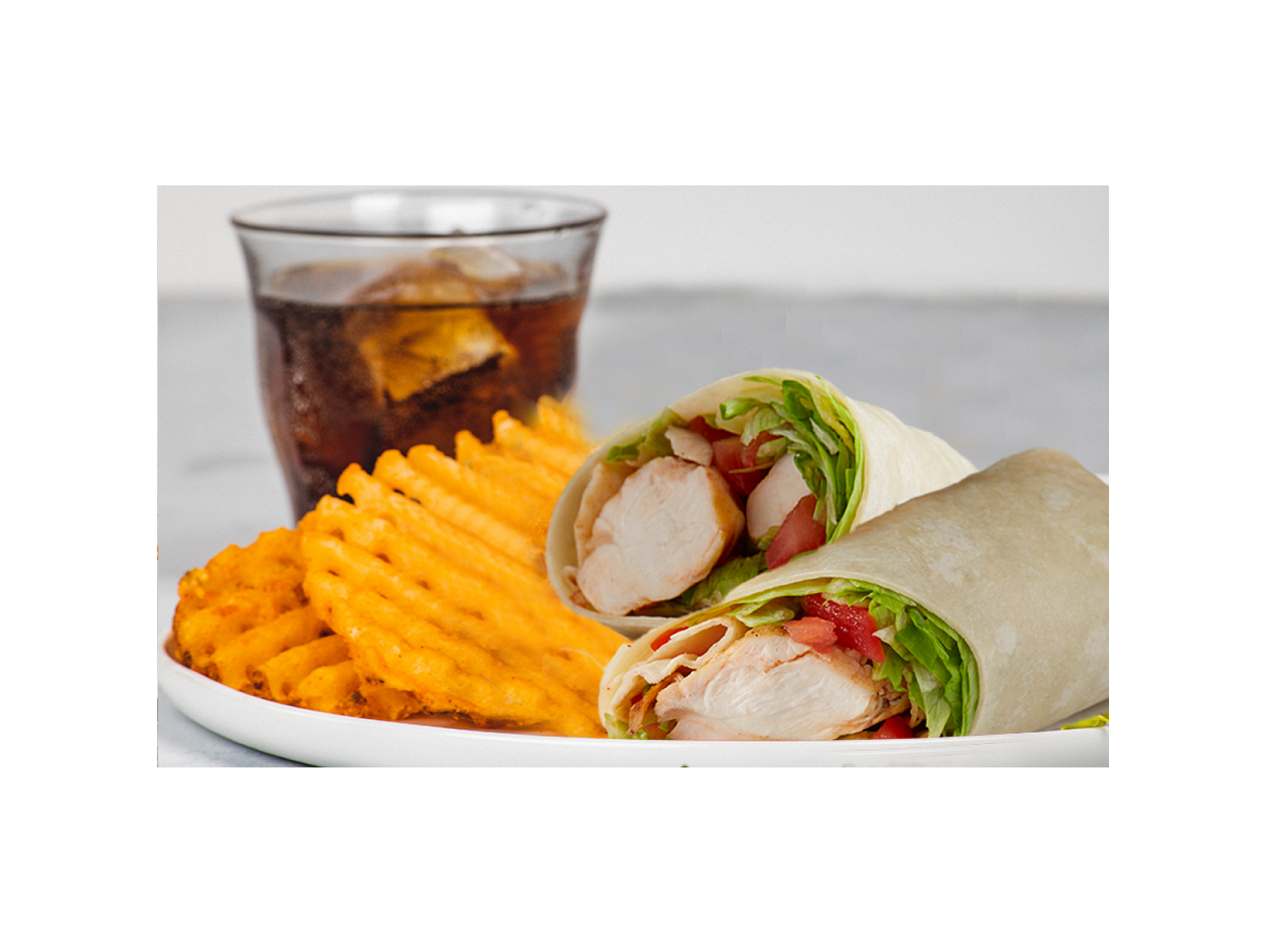 Order Classic Chicken Wrap Meal food online from Wings Over store, Greenville on bringmethat.com