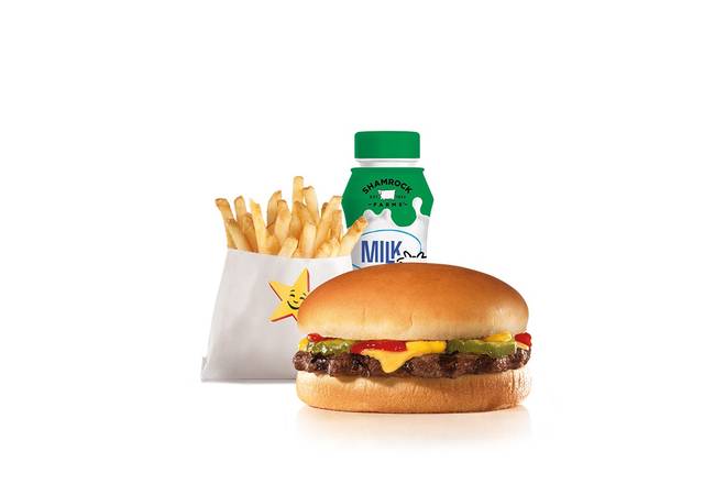 Order Cheeseburger Kid's Meal food online from Hardees store, Canton on bringmethat.com