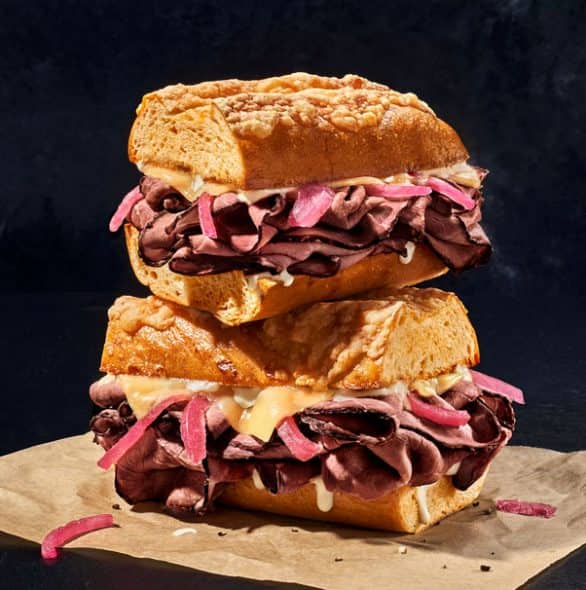 Order Toasted Roast Beef & White Cheddar food online from Panera store, Normal on bringmethat.com