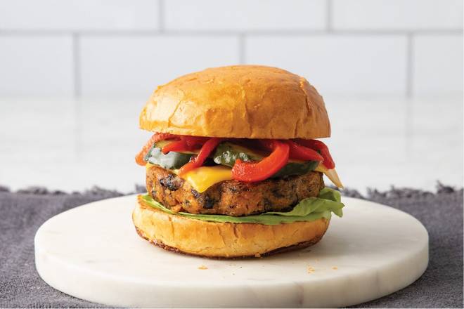 Order Build Your Own Vegetarian Burger food online from Hangry Burger store, Boulder on bringmethat.com