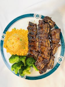 Order 156. Korean B.B.Q. Beef Ribs food online from Lido Restaurant store, Oklahoma City on bringmethat.com