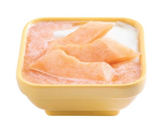 Order T3 - Cantaloupe Tofu Pudding 哈蜜瓜豆腐花 food online from Sweethoney Dessert store, Alhambra on bringmethat.com