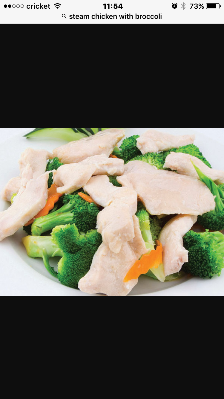 Order 43. Steamed Chicken with Broccoli Plate food online from Boulevard Chinese Restaurant store, Elmwood Park on bringmethat.com