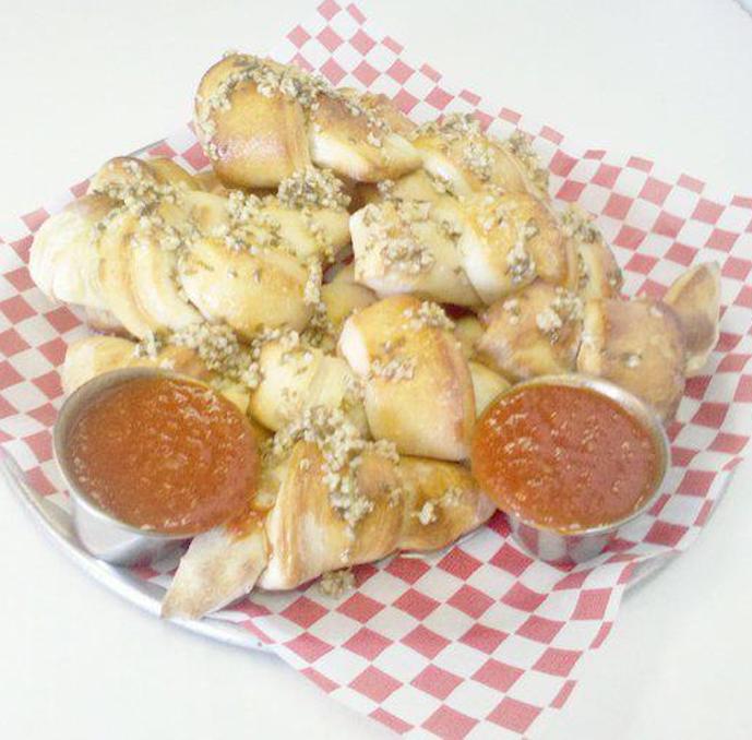 Order Garlic Knots food online from Pizza Express store, Henrico on bringmethat.com