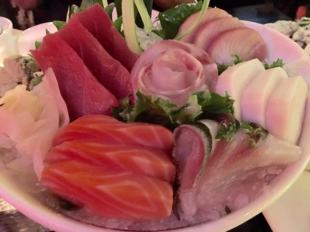Order Sashimi Deluxe Entree food online from Asuka sushi store, New York on bringmethat.com