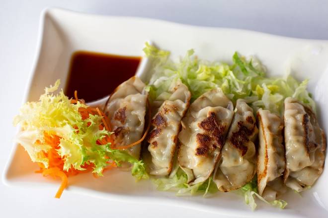 Order Gyoza (C) food online from Tokyo Japanese Steakhouse And Sushi store, Fort Gratiot Township on bringmethat.com